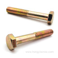 Color Galvanized Hex Bolts With Half Thread